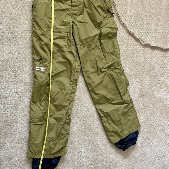 SPARE ATHLETICS Men’s Olive/Black Ski/Snowboarding Waterproof Breathable Pants-L - Picture 11 of 13